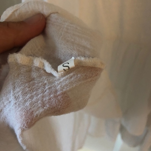 Mododoc Ruffle Hem 3/4 Tunic Size S - Picture 7 of 7